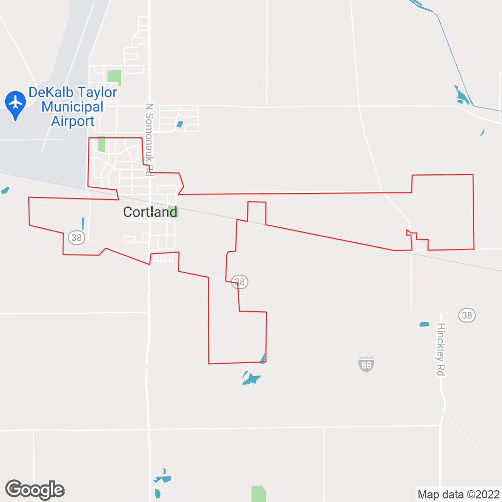 Cortland map