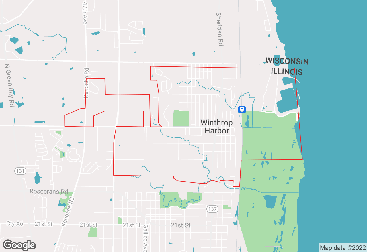 Winthrop Harbor map