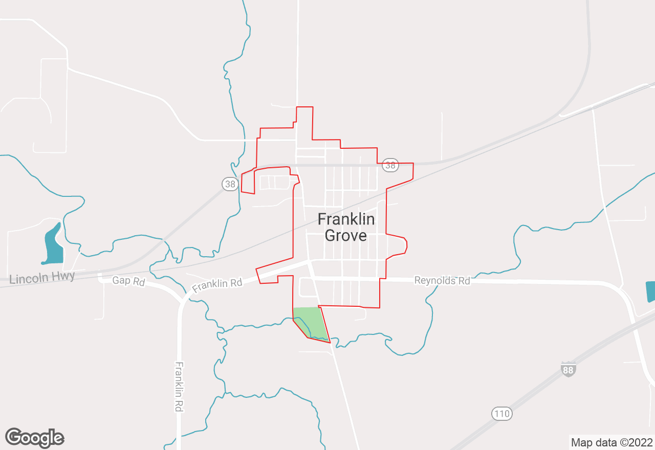 Franklin Grove map