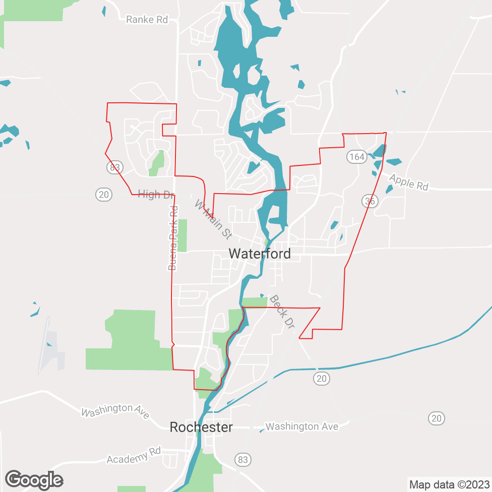 Waterford map