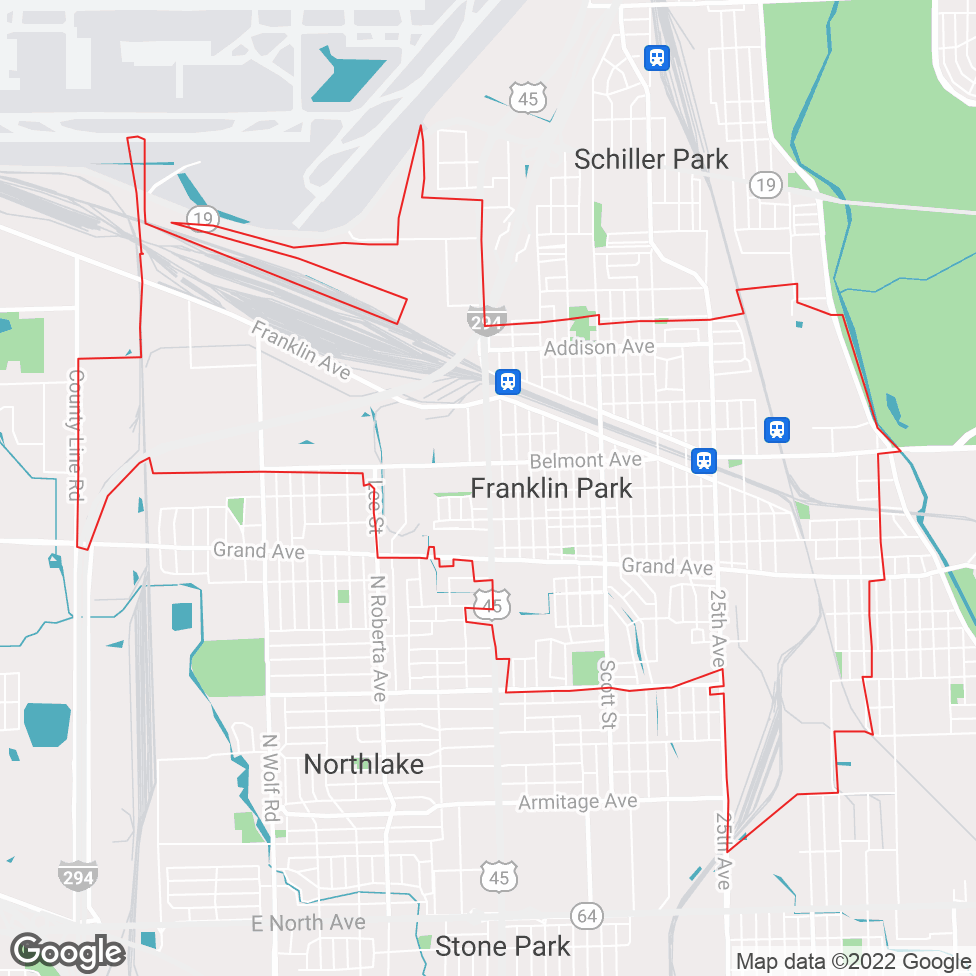 Franklin Park map