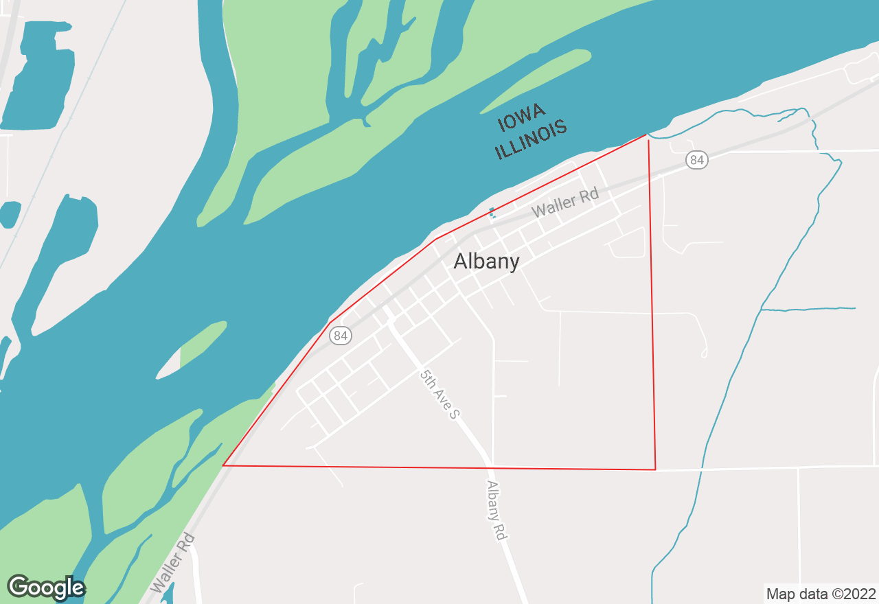 Albany map