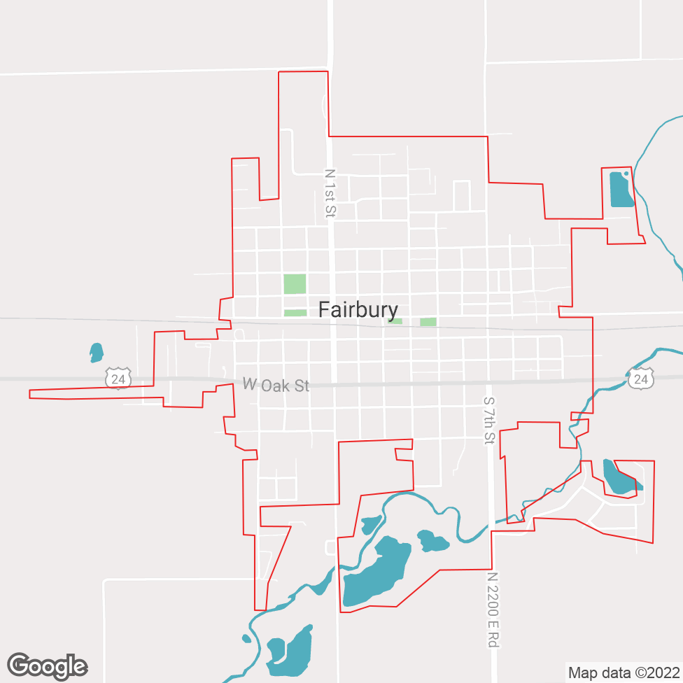 Fairbury map