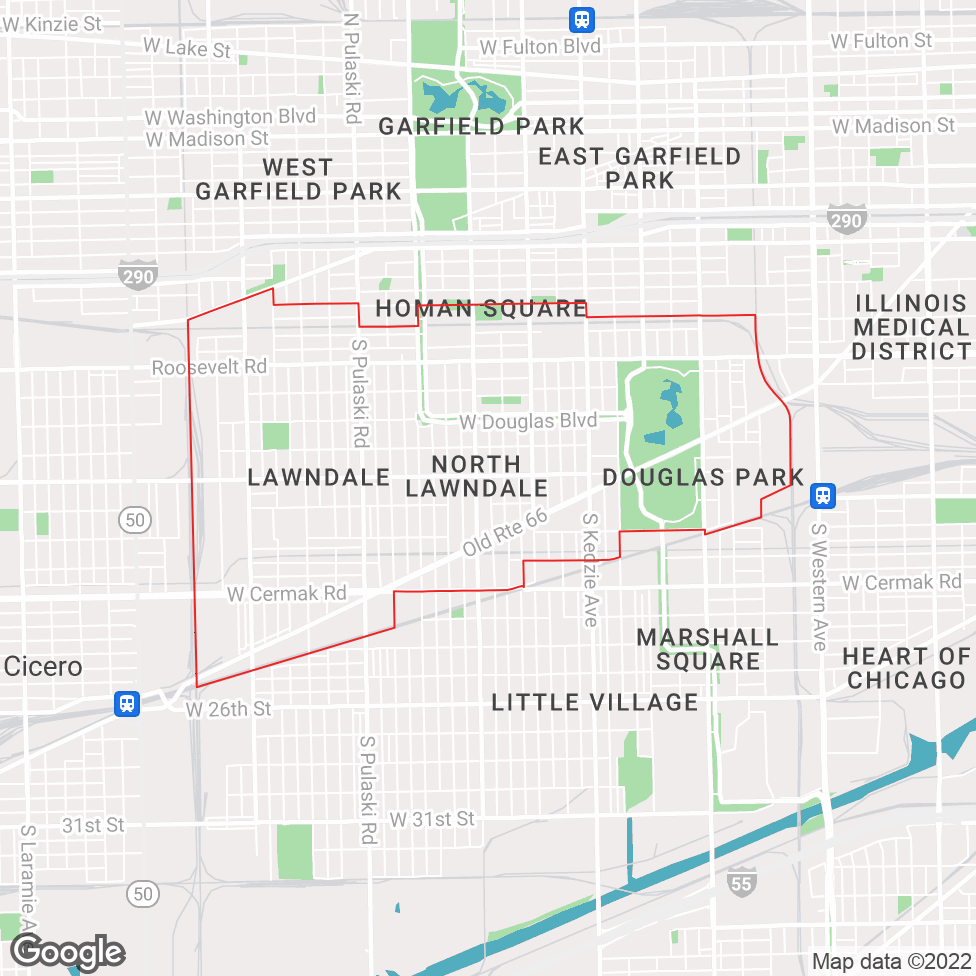 North Lawndale map