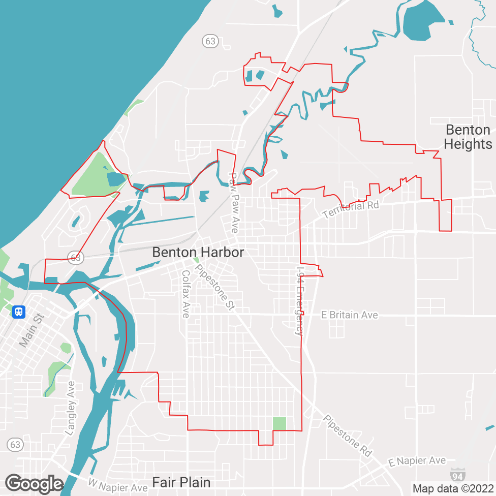 Benton Harbor map