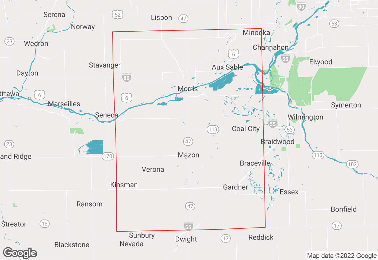 Grundy County map