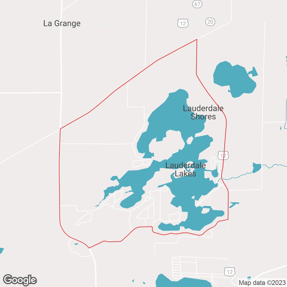 Lauderdale Lakes map