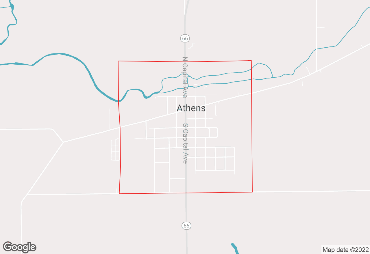 Athens map