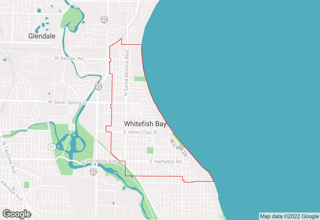 Whitefish Bay map