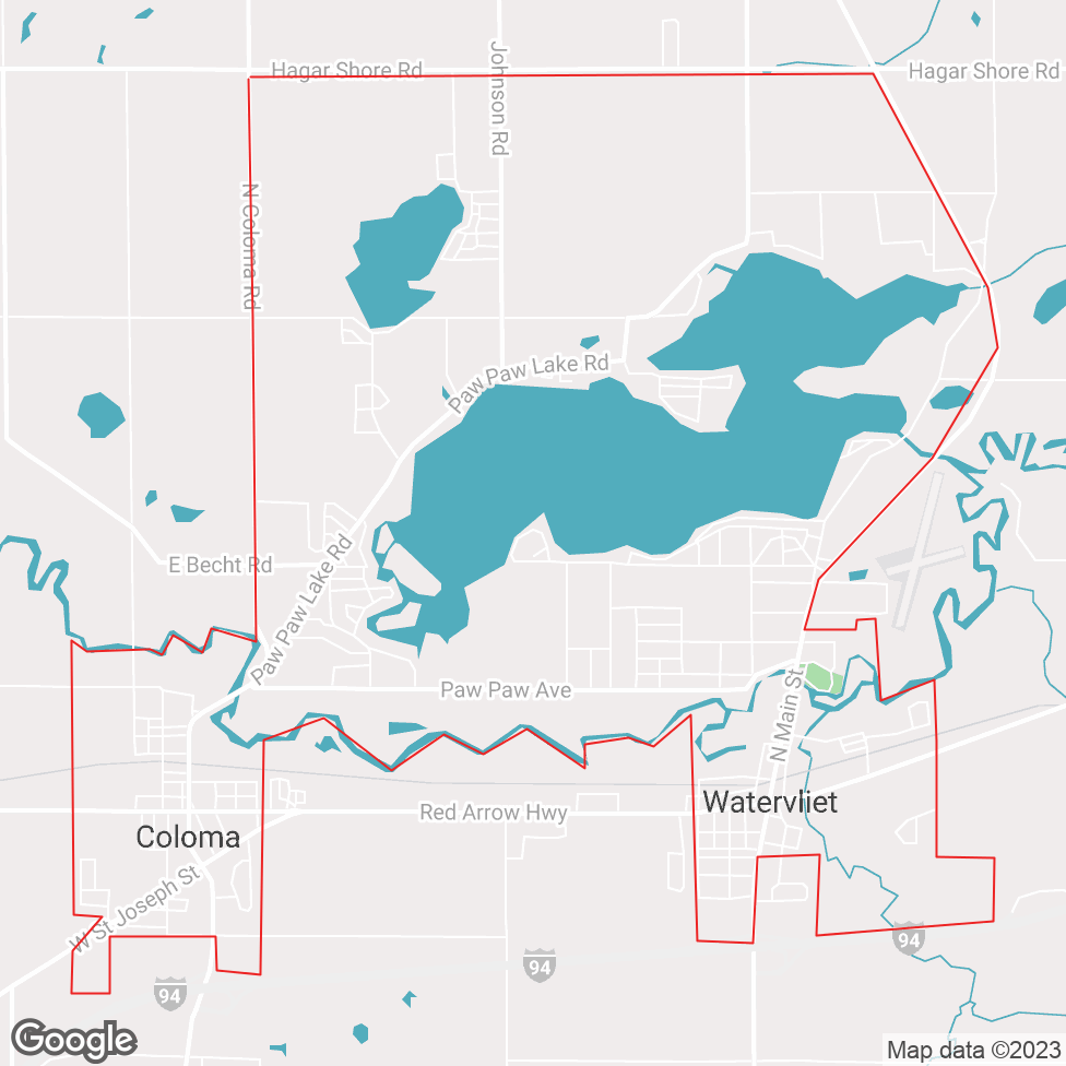 Watervliet map