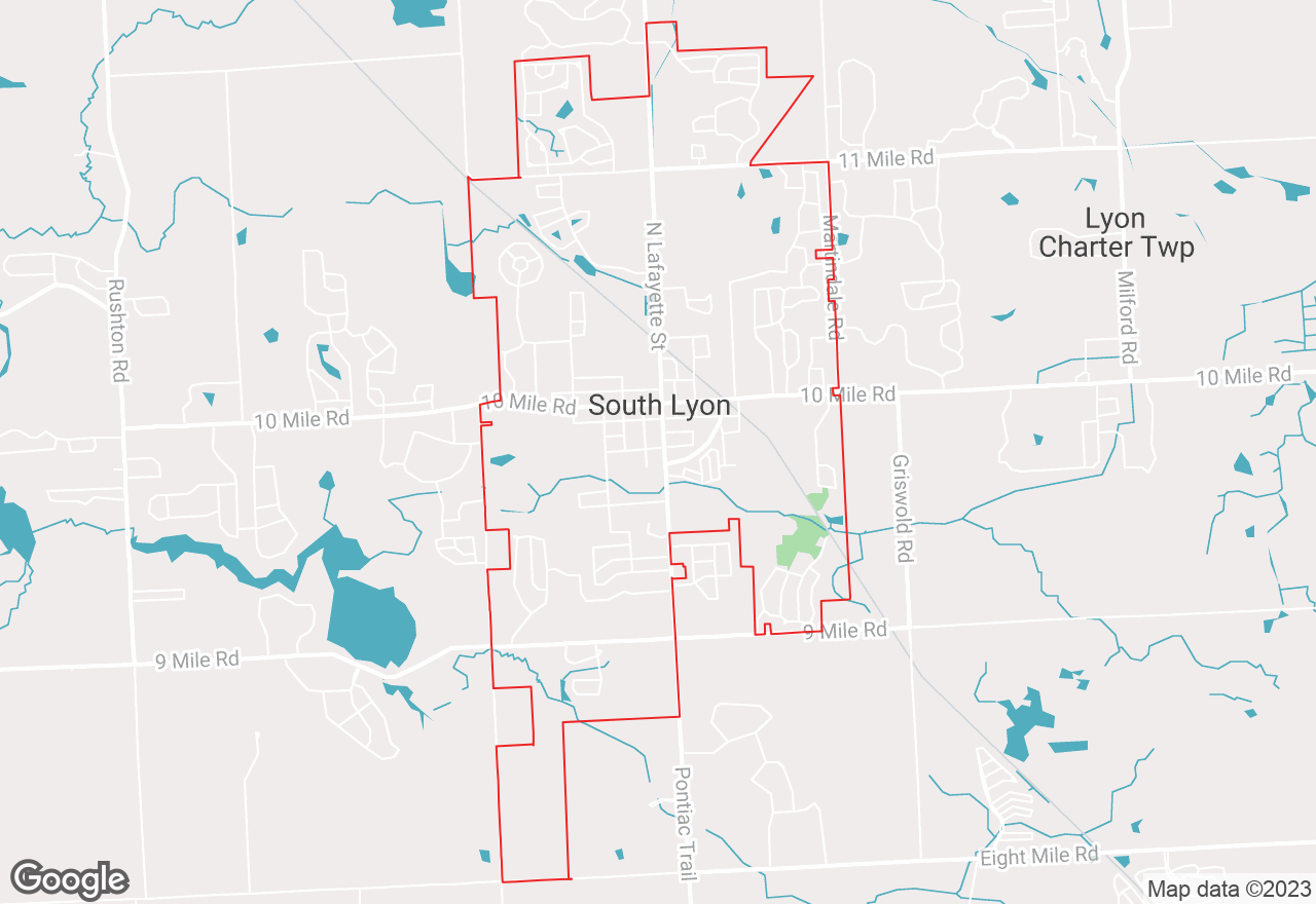 South Lyon map