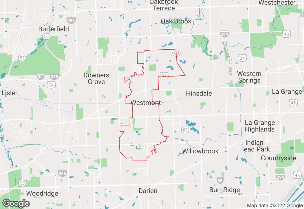 Westmont map