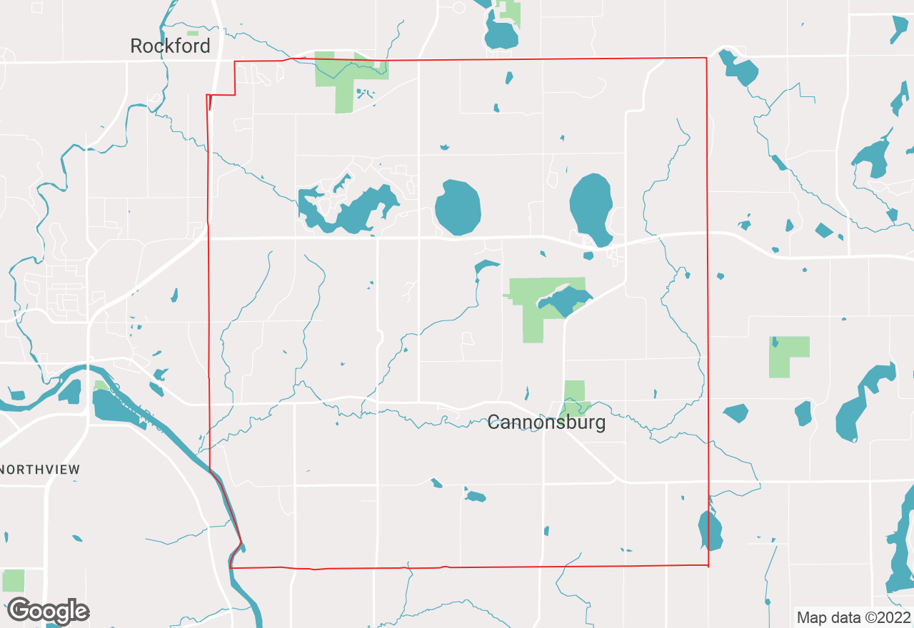 Cannon Twp. map