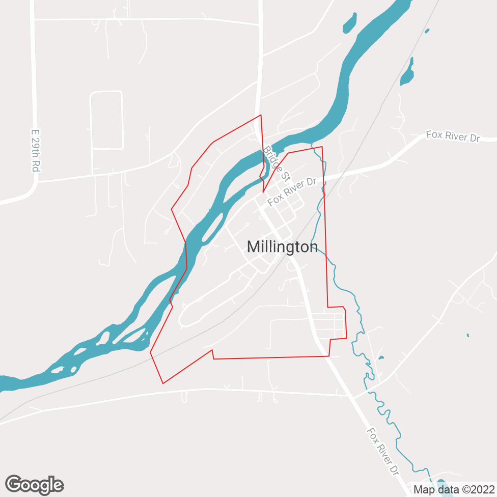 Millington map