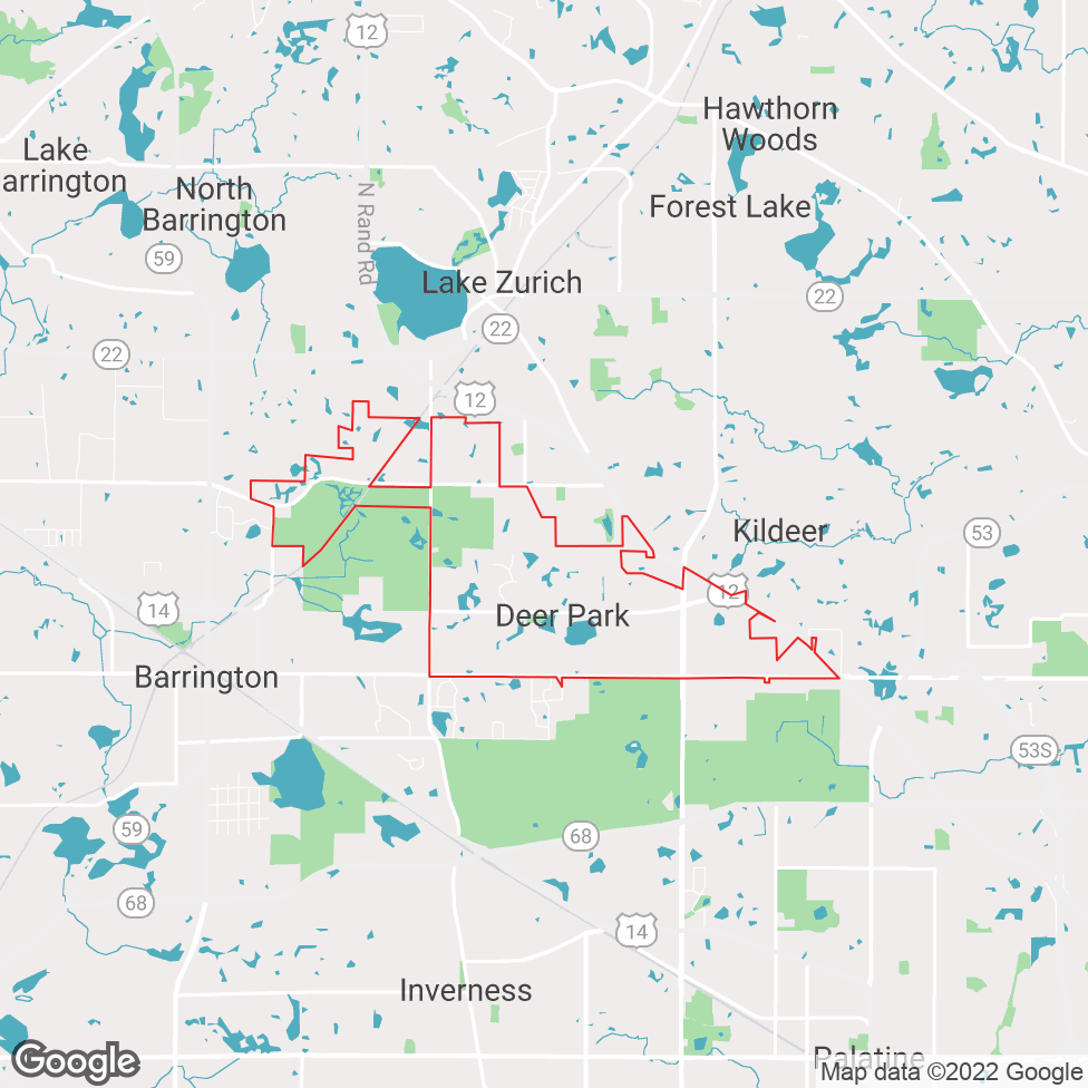 Deer Park map