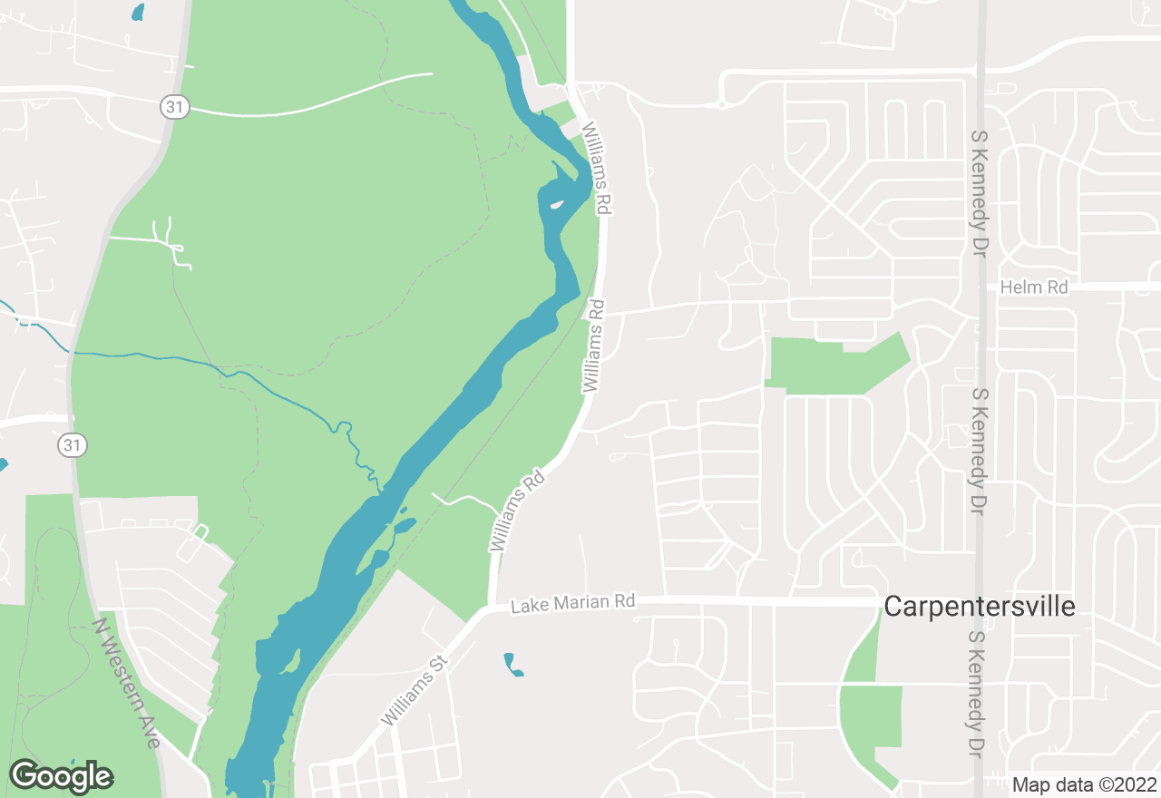 Lake Marian map