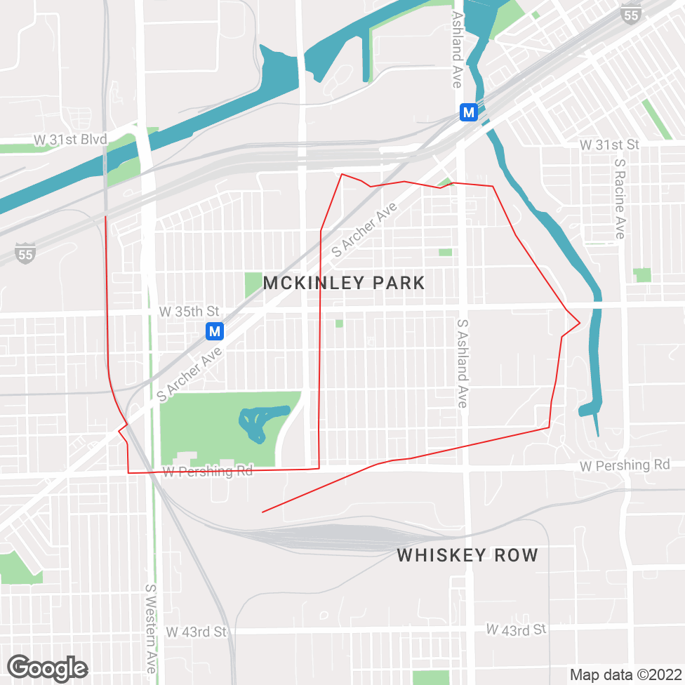 McKinley Park map