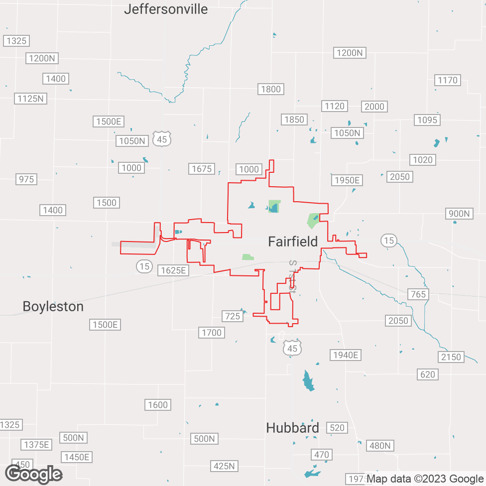 Fairfield map