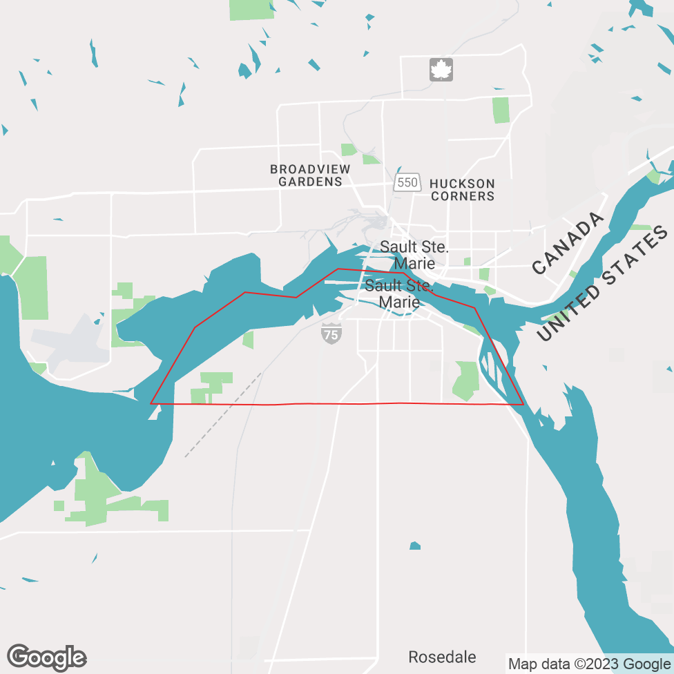 Sault Ste. Marie map