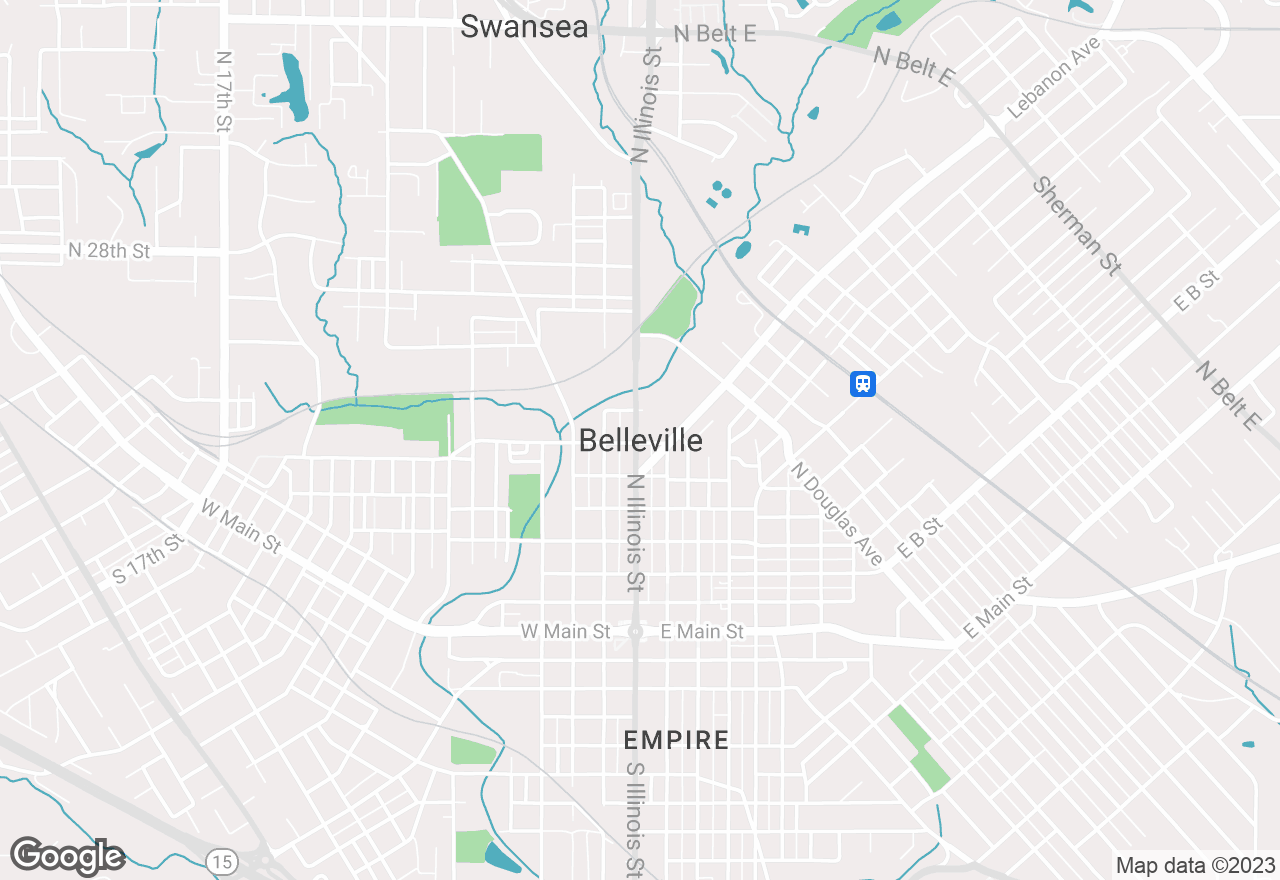 Belleville map