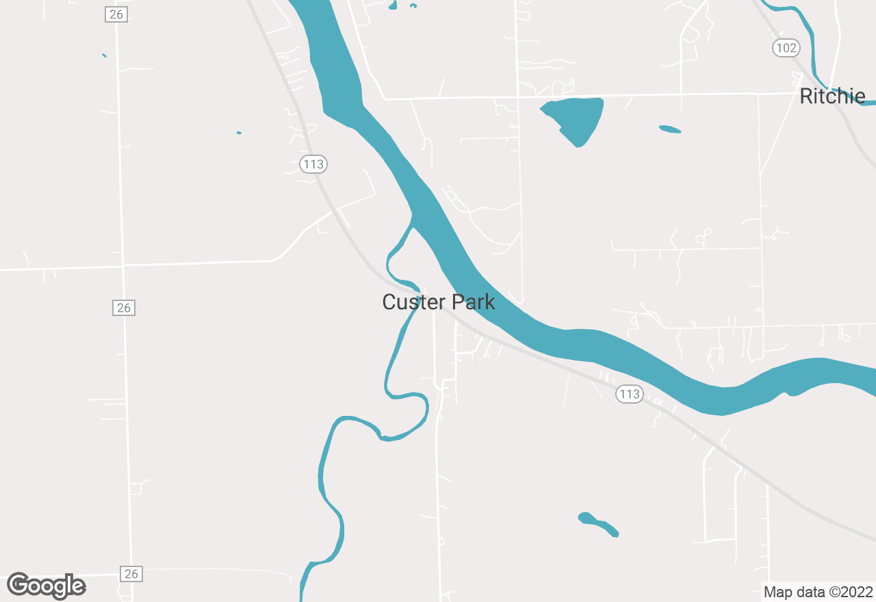 Custer Park map