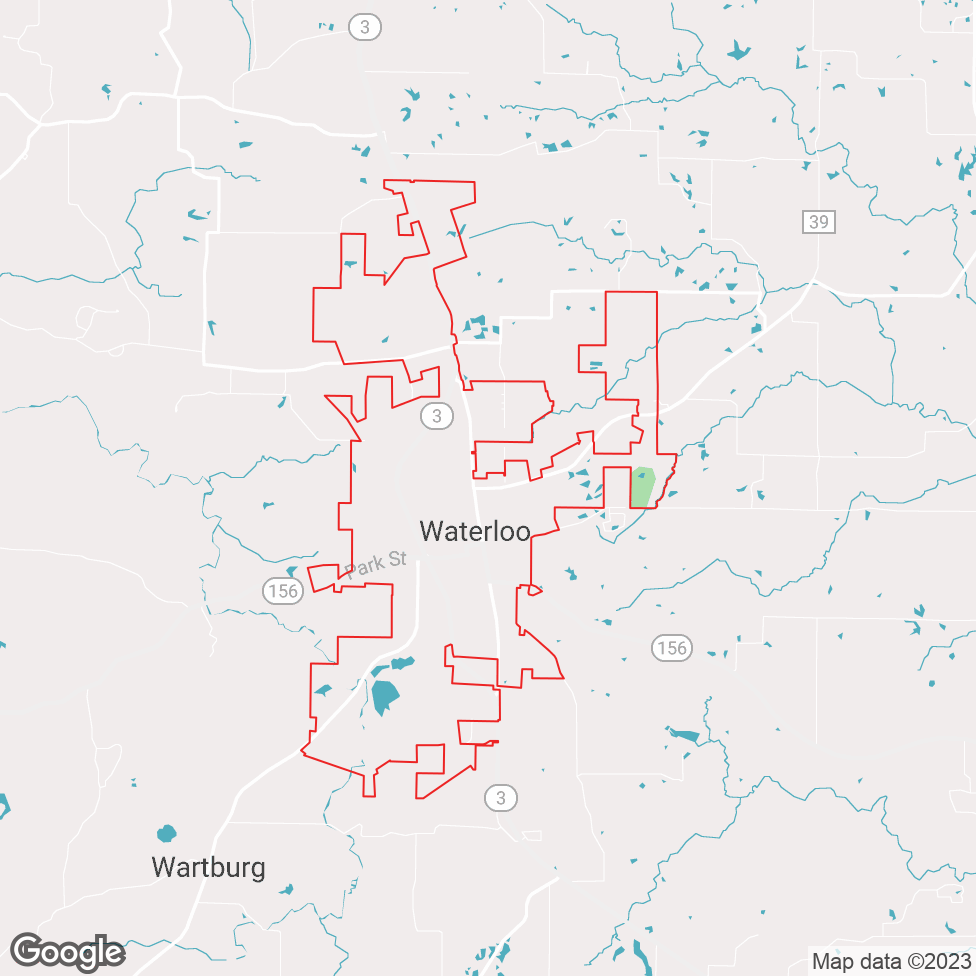 Waterloo map