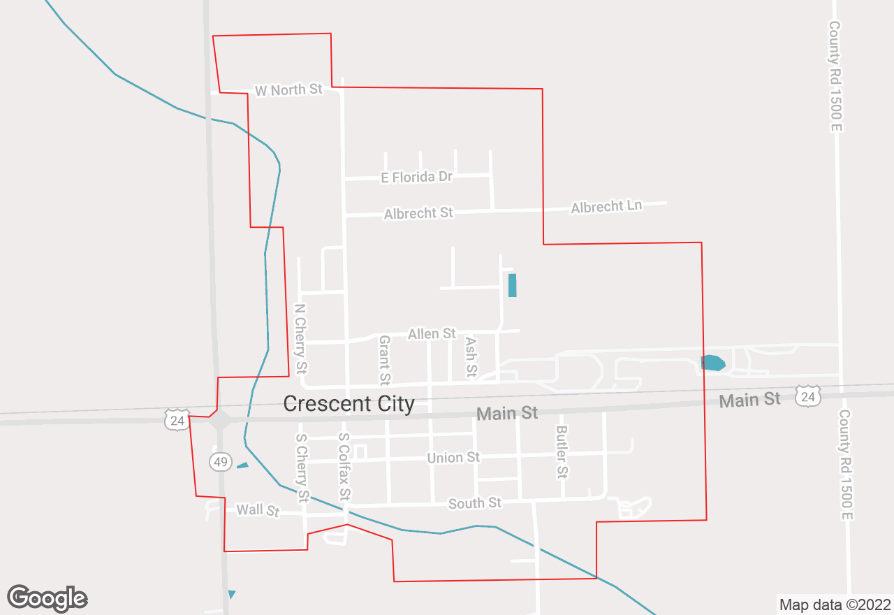 Crescent City map