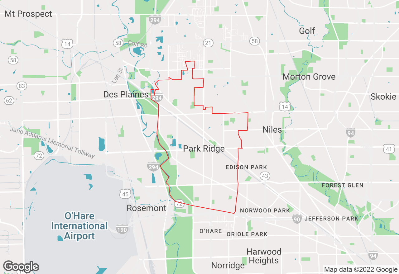 Park Ridge map