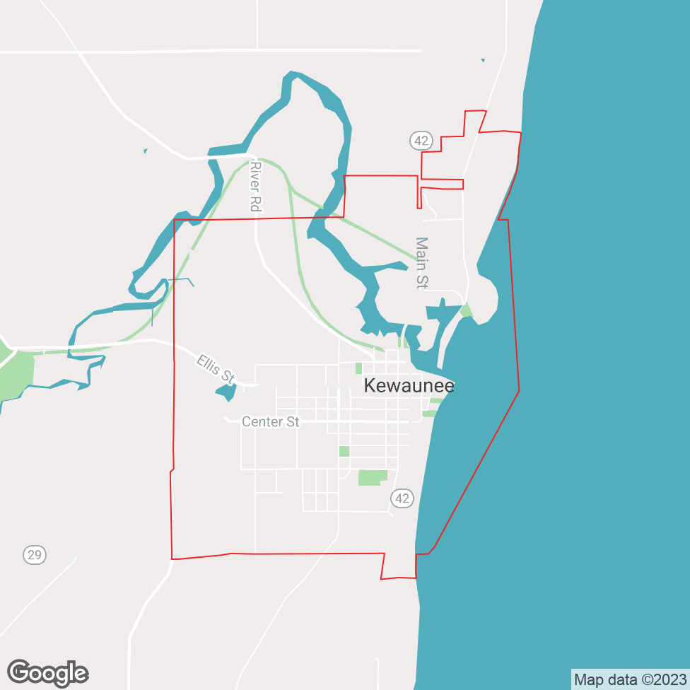 Kewaunee map