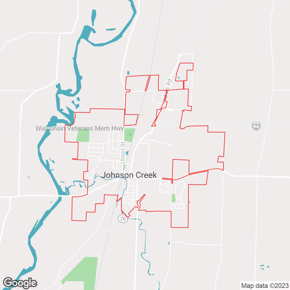 Johnson Creek map