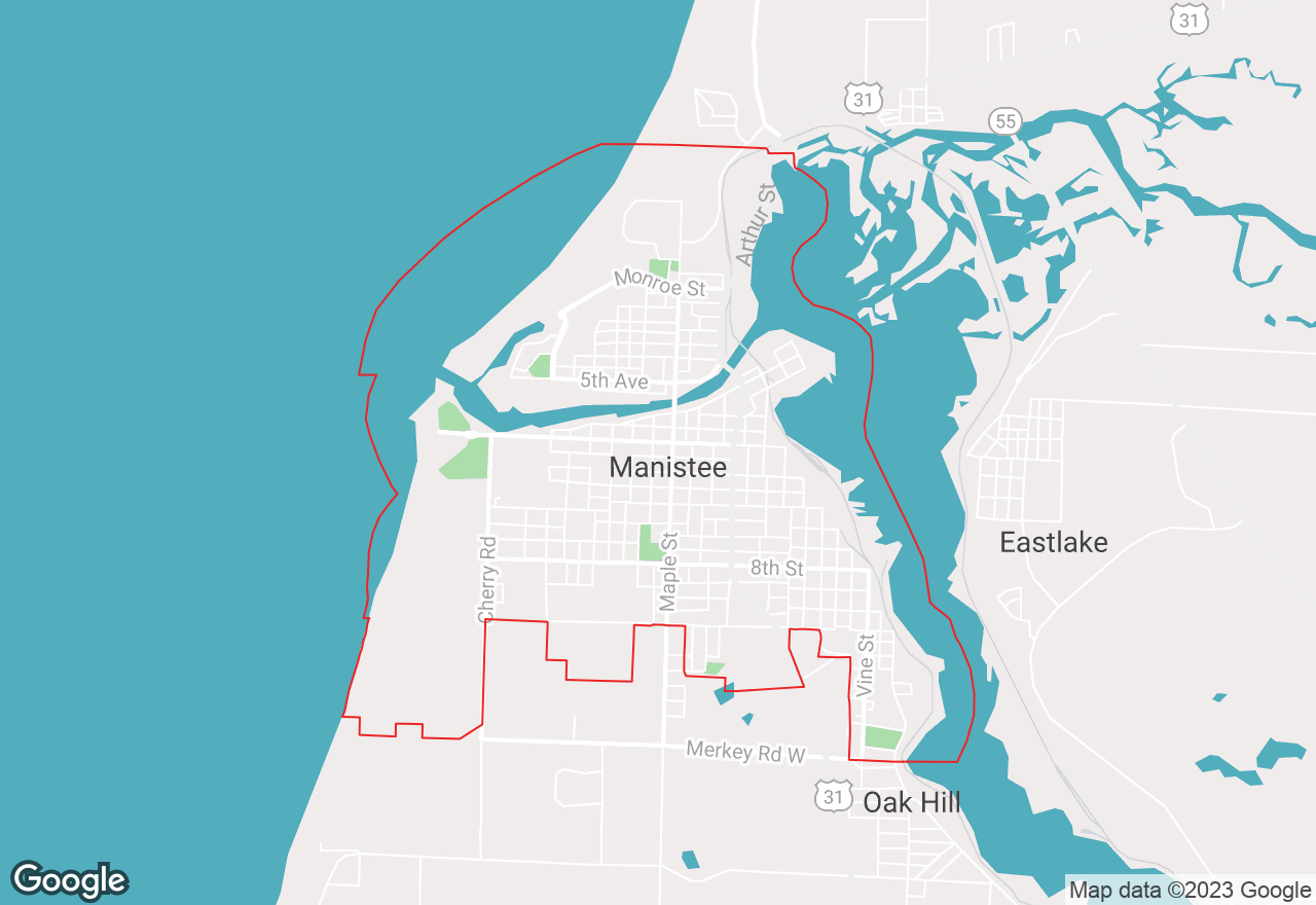 Manistee map