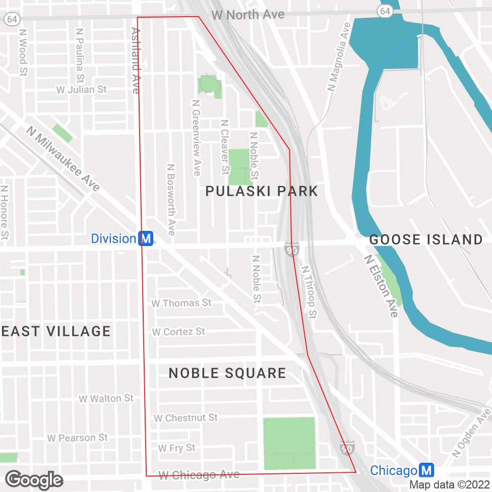 Noble Square map