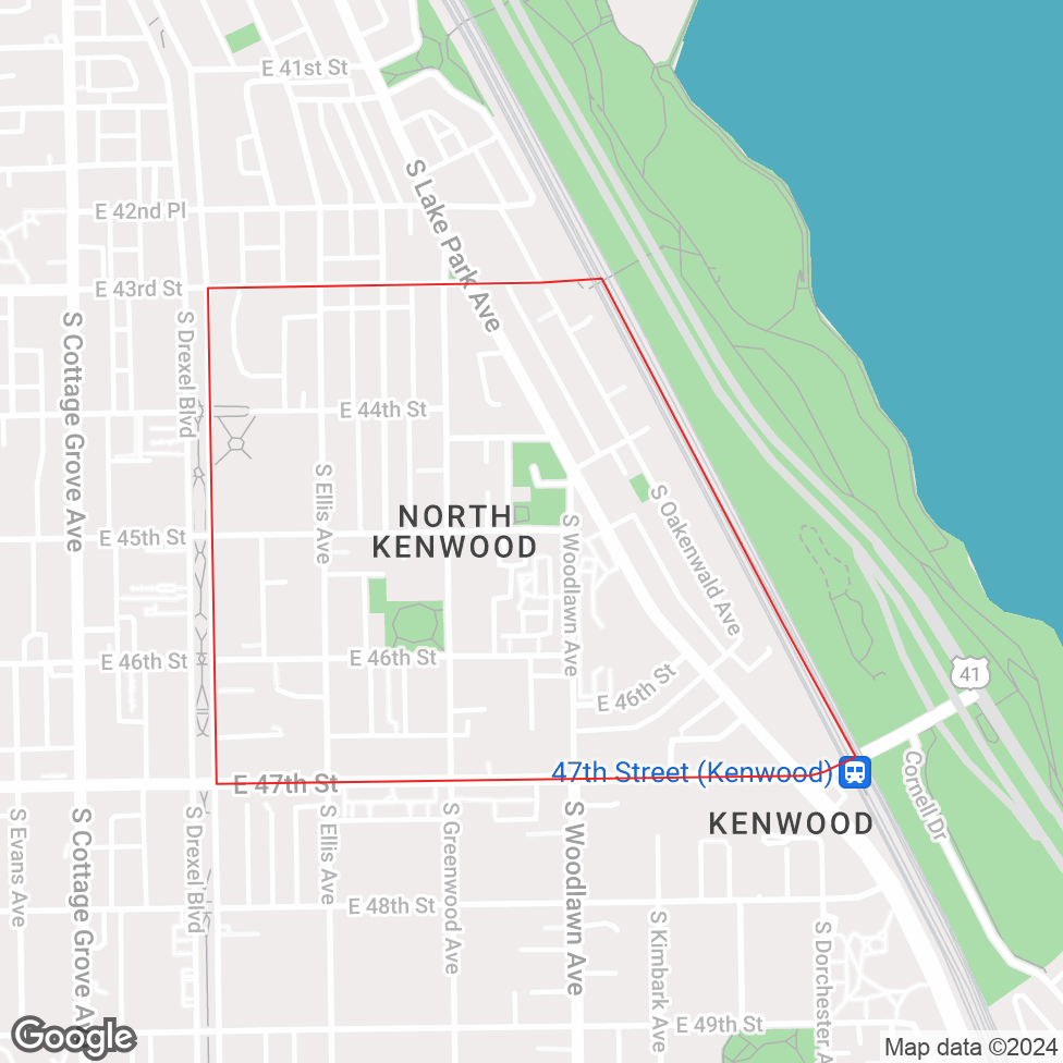 North Kenwood map