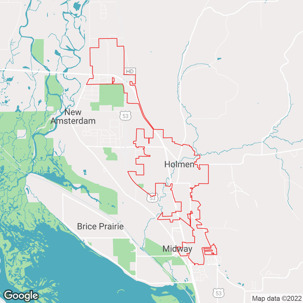 Holmen map