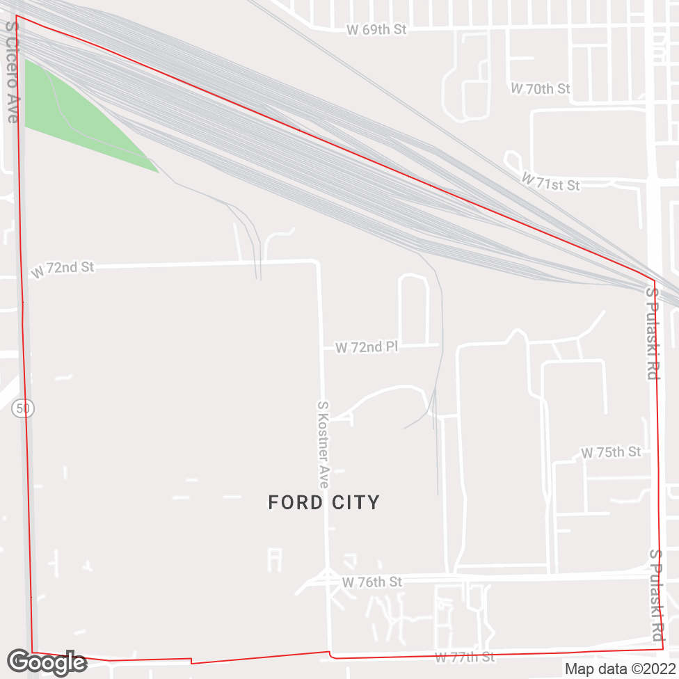 Ford City map