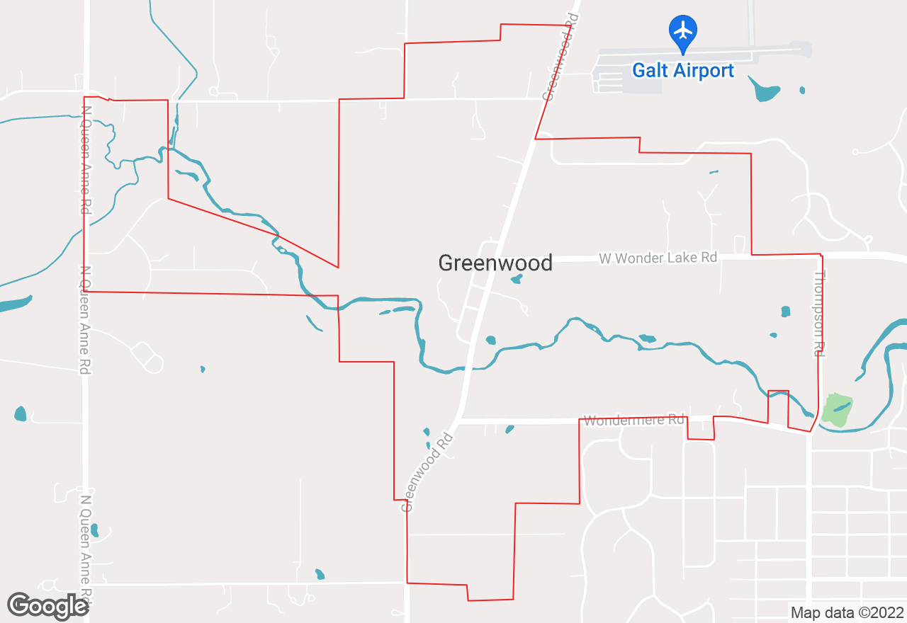 Greenwood map