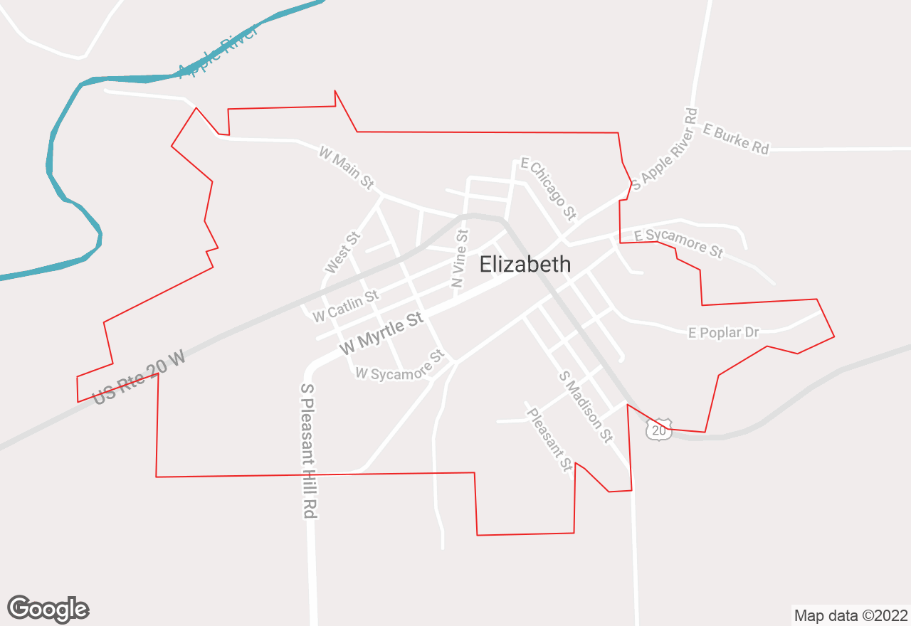 Elizabeth map