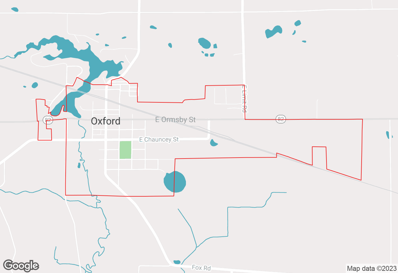 Oxford map