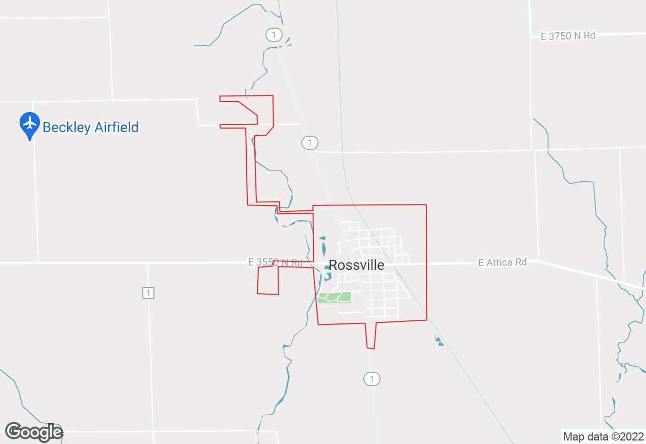 Rossville map