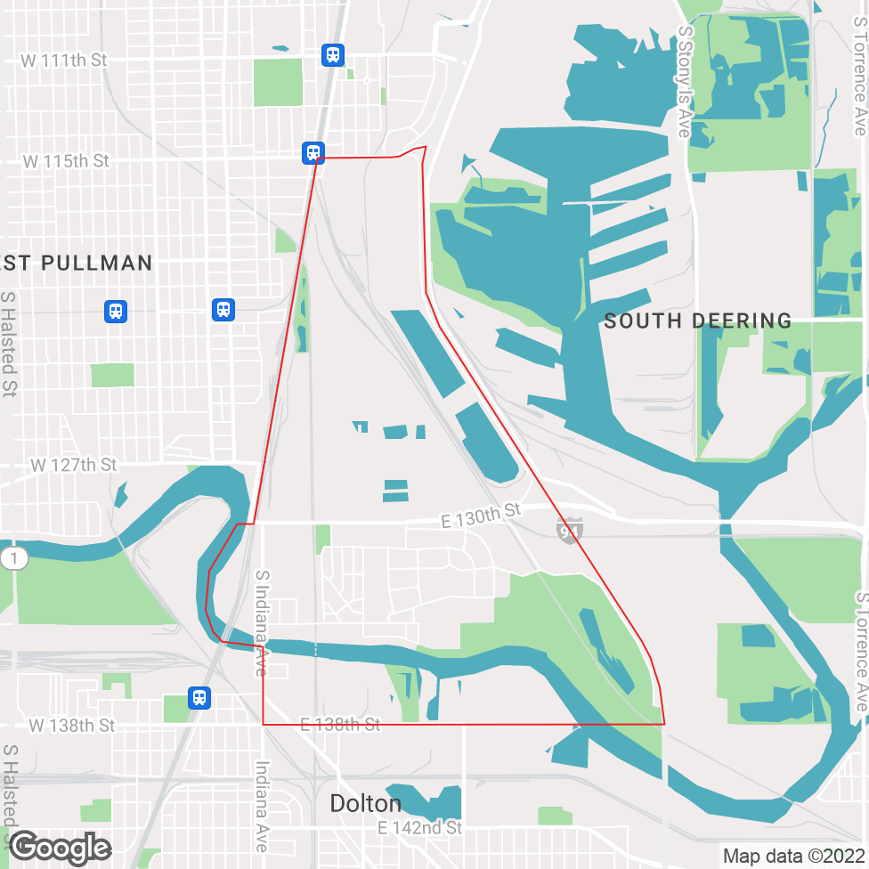 Riverdale - Chicago map