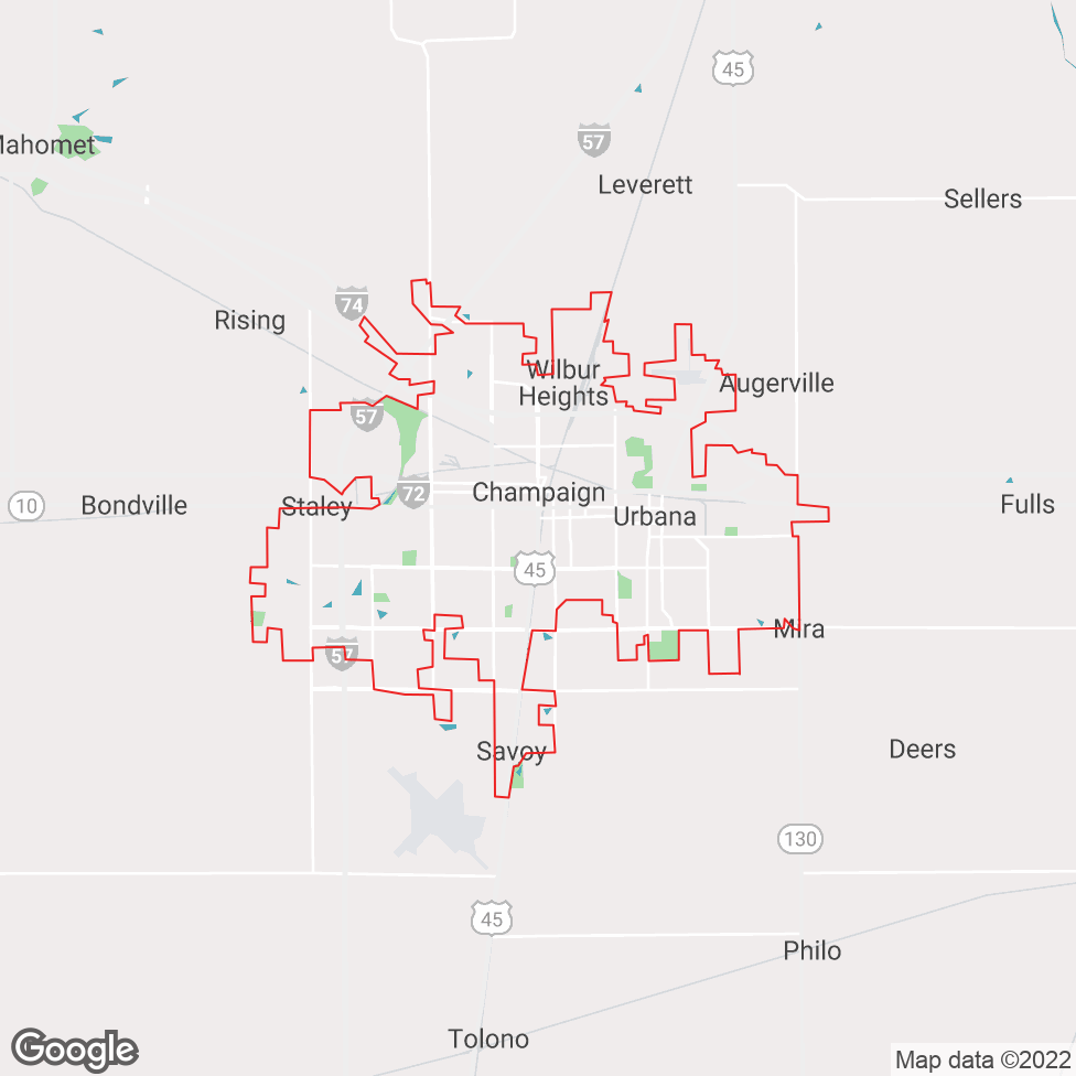 Champaign map