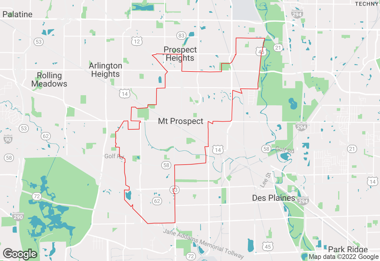 Mount Prospect map