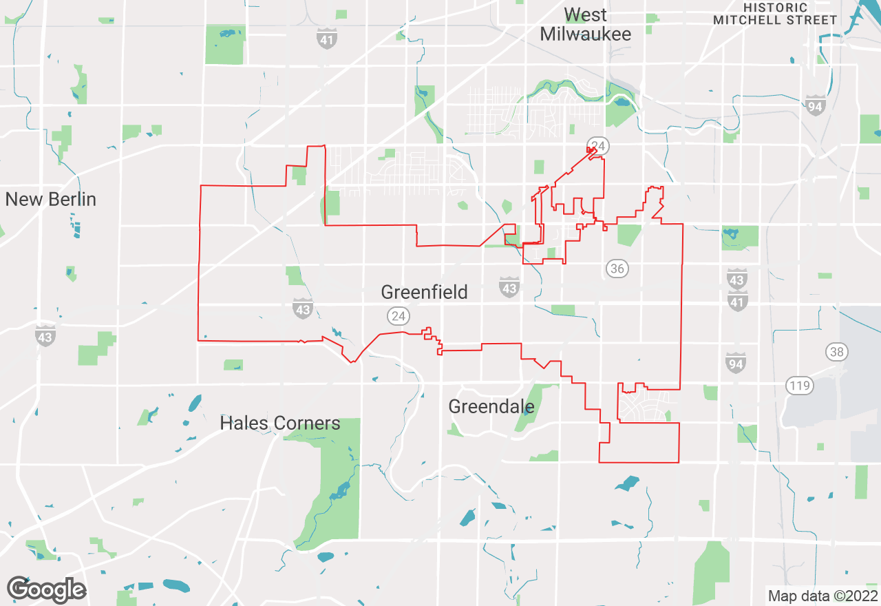 Greenfield map