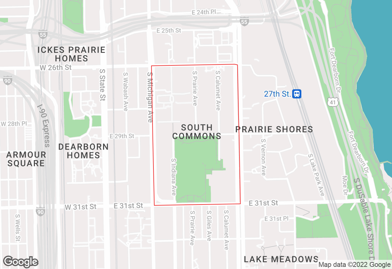 South Commons map