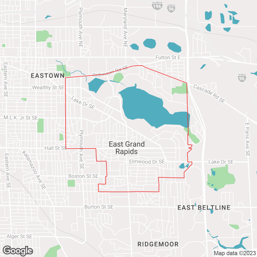 East Grand Rapids map