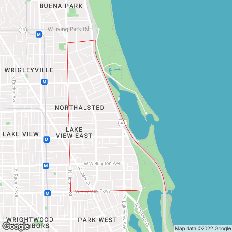 Lakeview East map