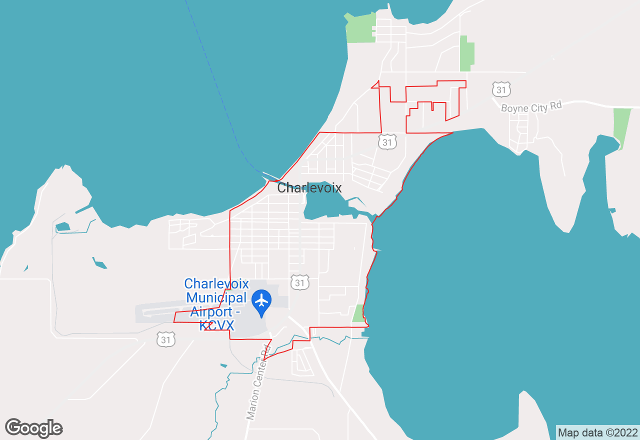 Charlevoix map