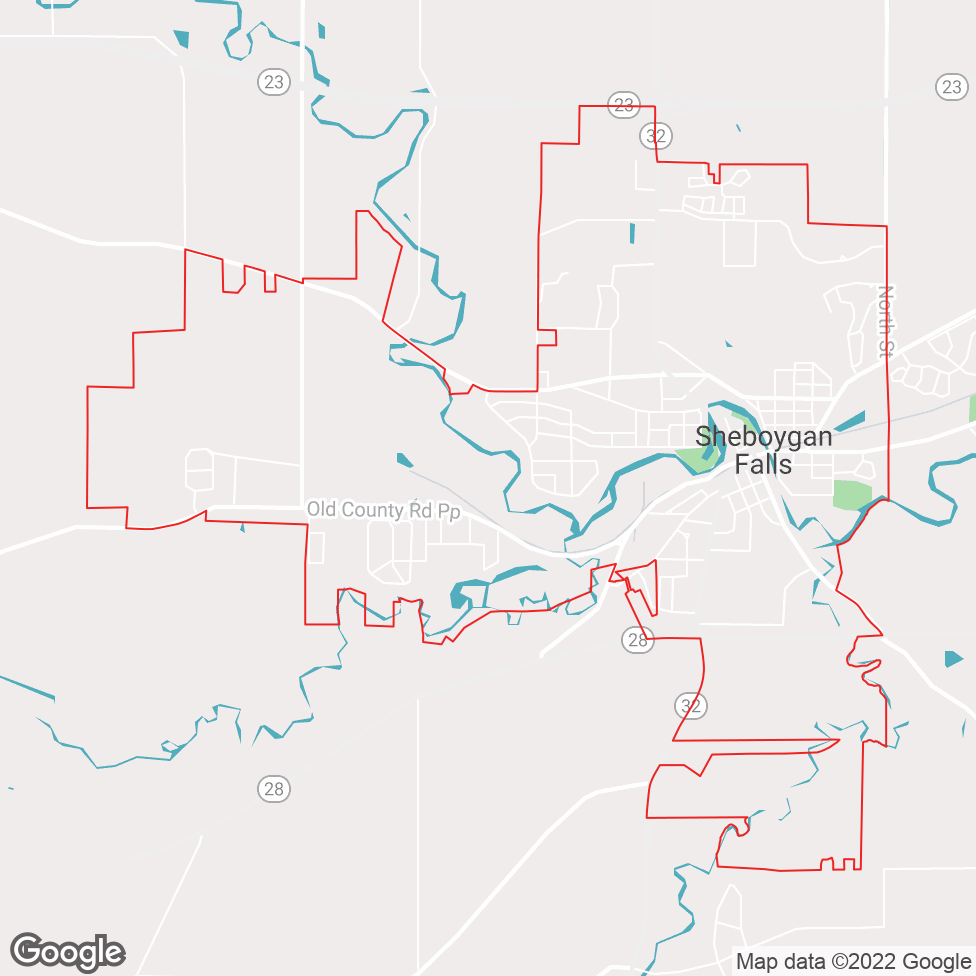 Sheboygan Falls map