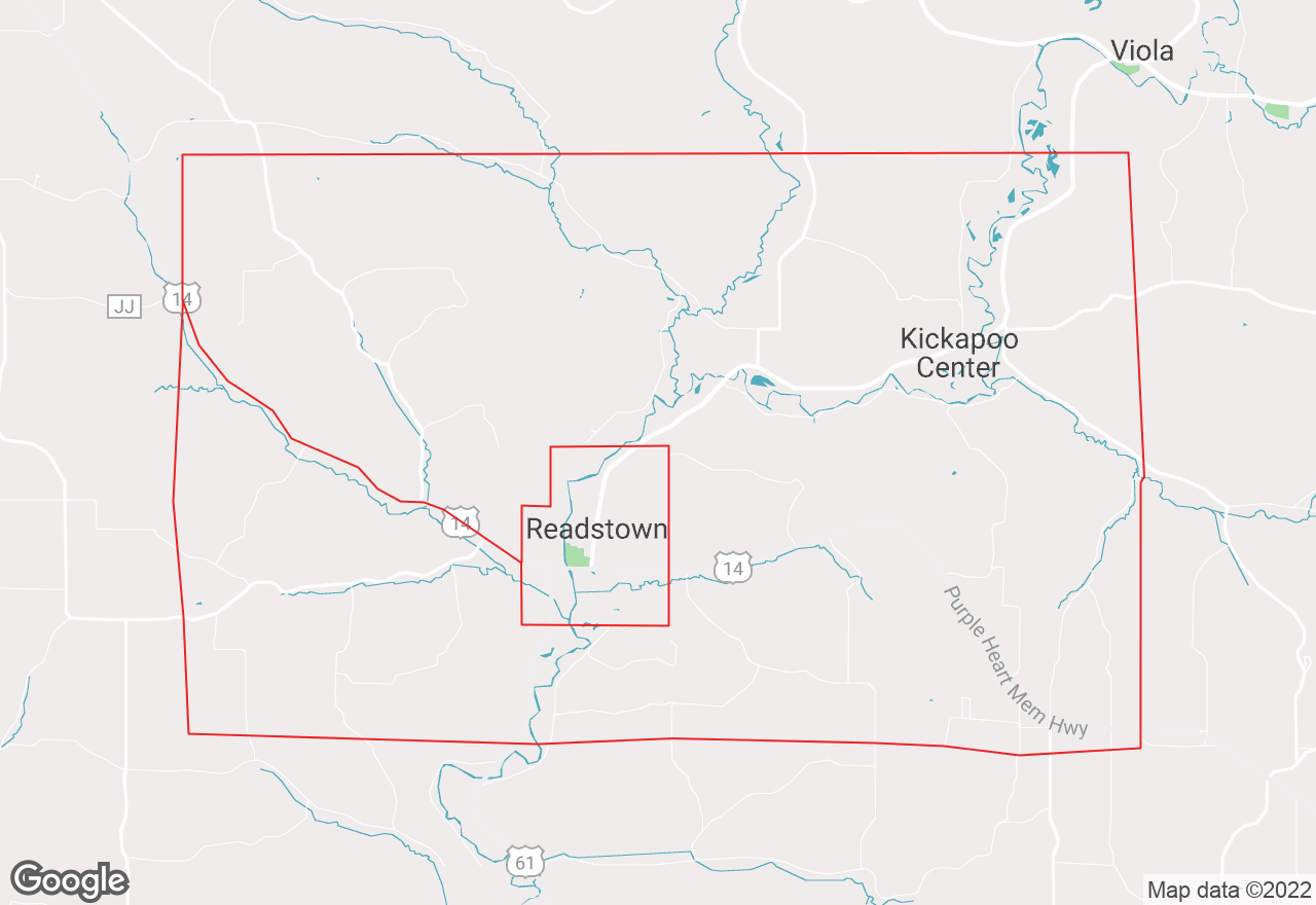 Kickapoo map