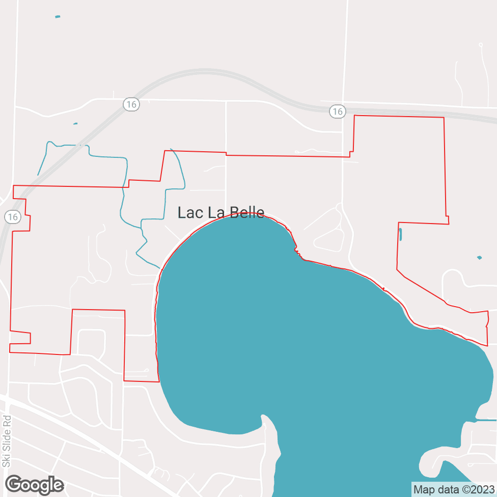 Lac La Belle map